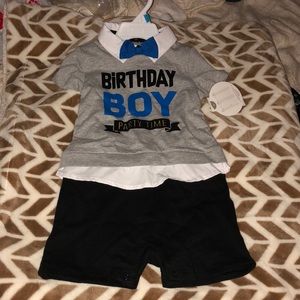 Koala Kids One Pieces - 💙Birthday Boy romper💙 Koala Kids One Pieces - 💙Birthday Boy romper💙